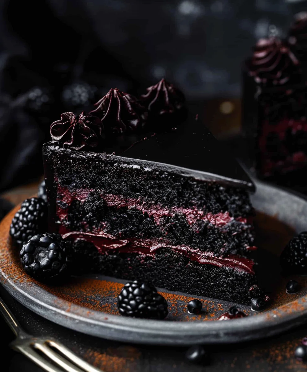 Black Velvet Halloween Cake: Spooky, Dark & Delicious Recipe!