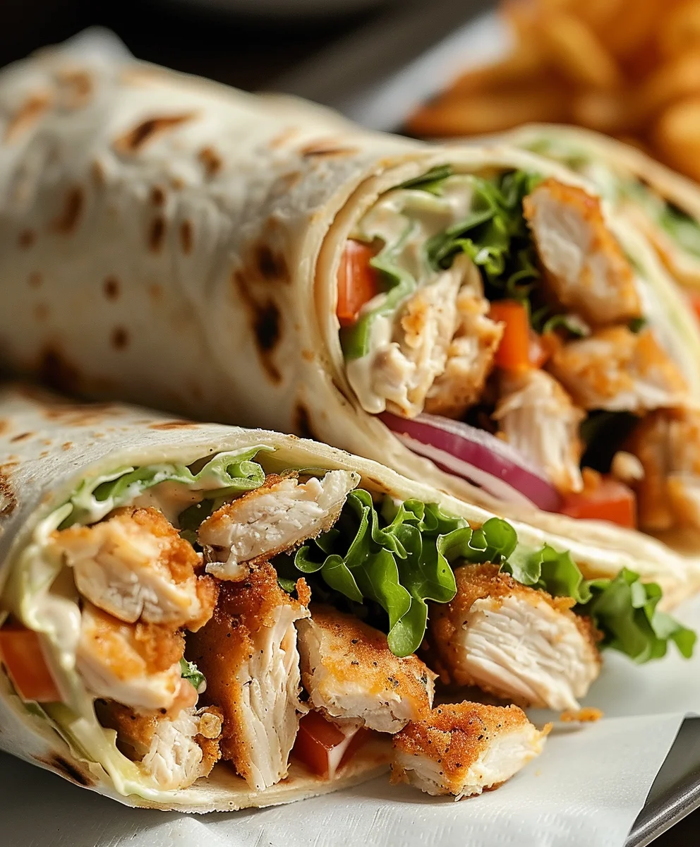 Delicious Crispy Chicken Ranch Snack Wraps – Perfect Snack!