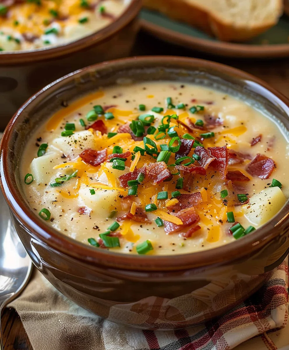 Loaded Baked Potato Soup: Perfect for Chilly Family Nights!