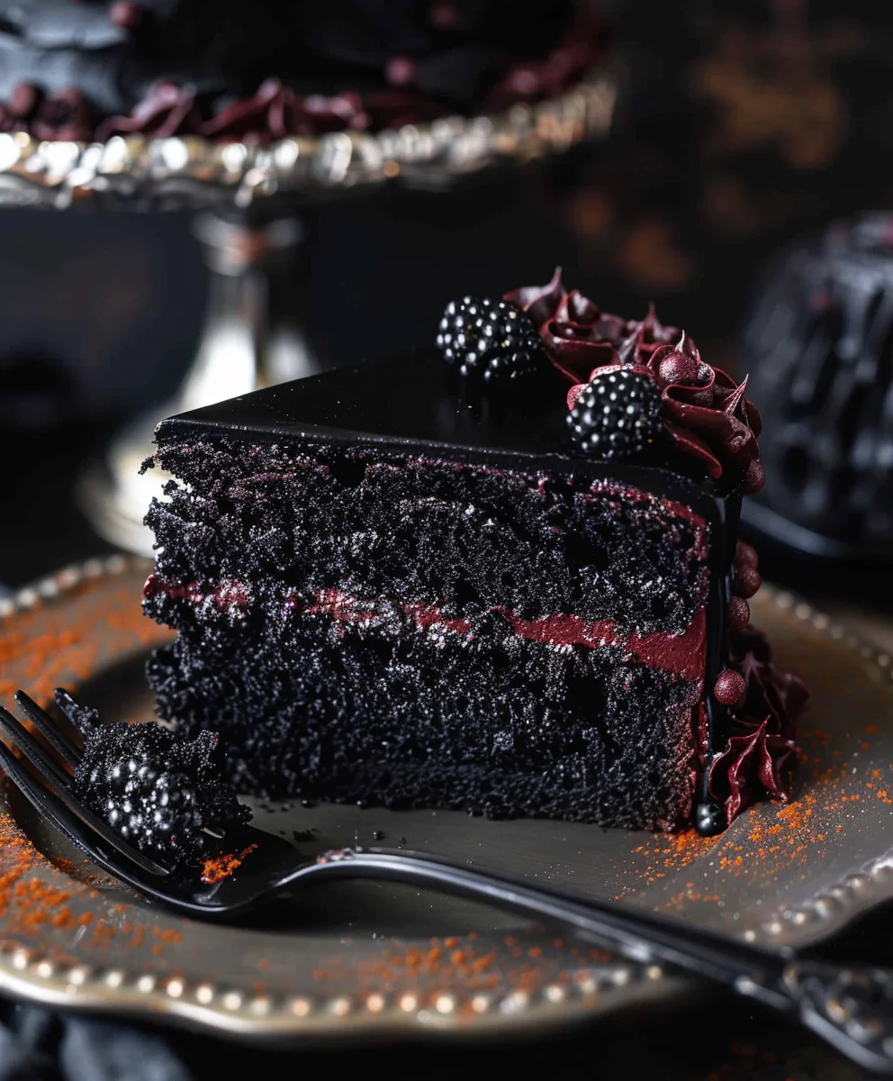 Black Velvet Halloween Cake: Spooky, Dark & Delicious Recipe!