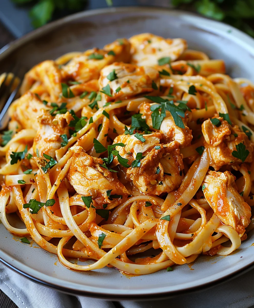 Savory Cowboy Butter Chicken Linguine: New Family Favorite