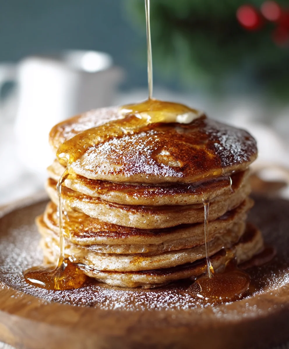 Irresistible Juniper-Spiced Gingerbread Pancakes Recipe