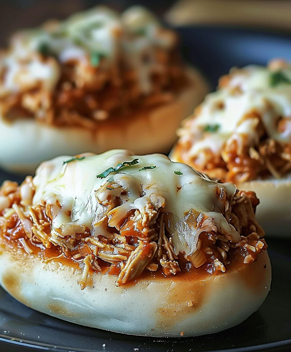 Chicken Alfredo Sloppy Joes: Easy & Creamy Dinner!