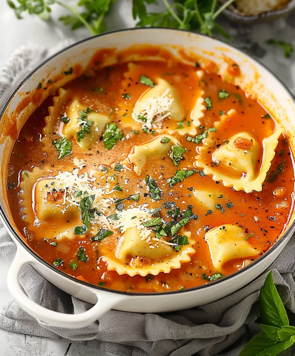 Engaging Ravioli Soup Recipe – Quick & Easy Beef Flavor