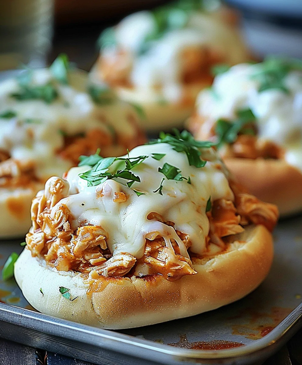 Chicken Alfredo Sloppy Joes: Easy & Creamy Dinner!