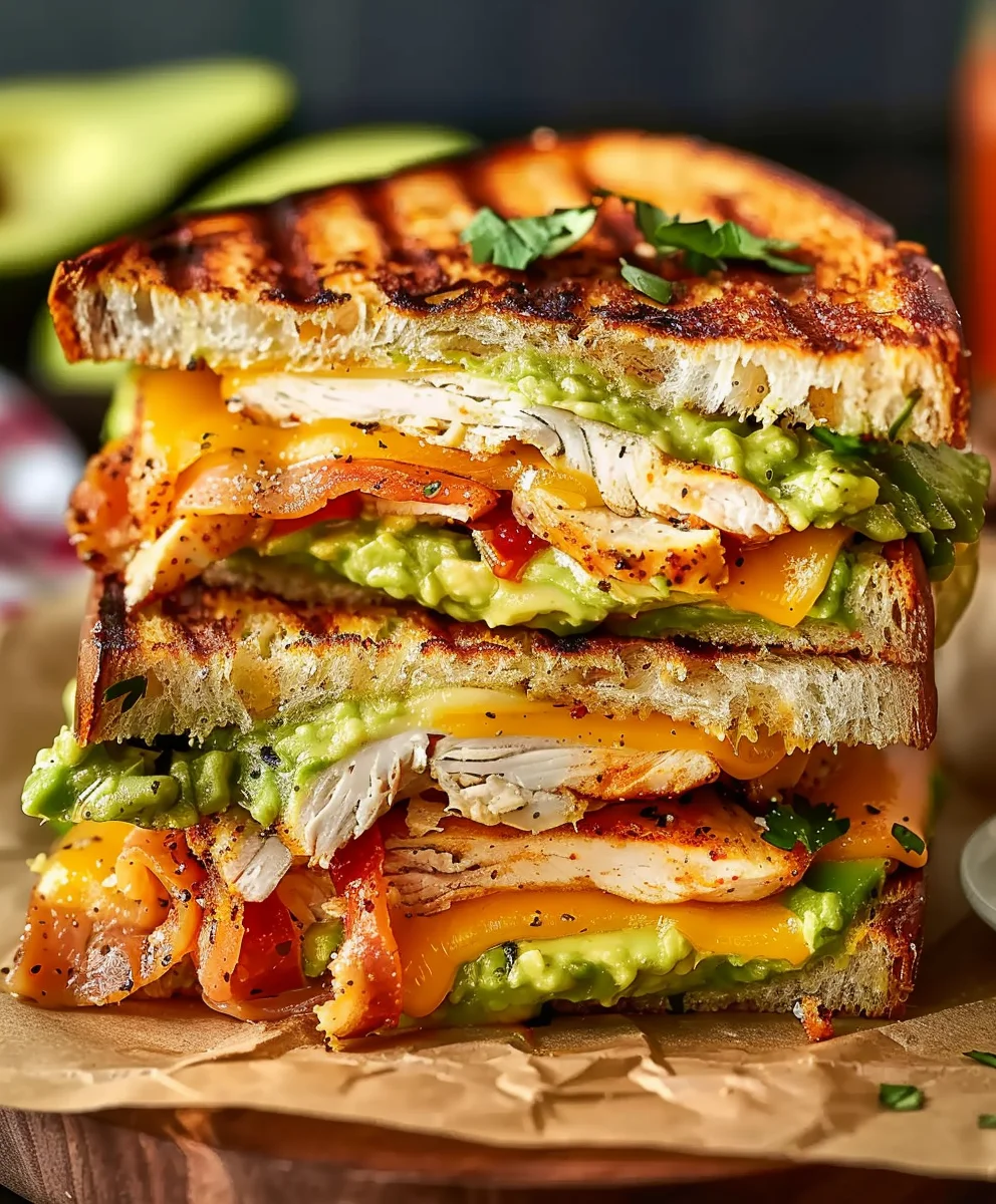 Easy Chicken Avocado Melt Sandwich: A Quick & Creamy Meal