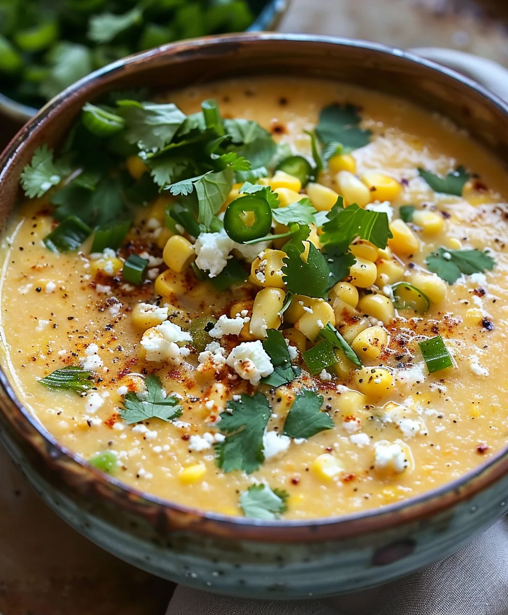 Mexican Street Corn Soup: Easy & Flavorful Recipe!