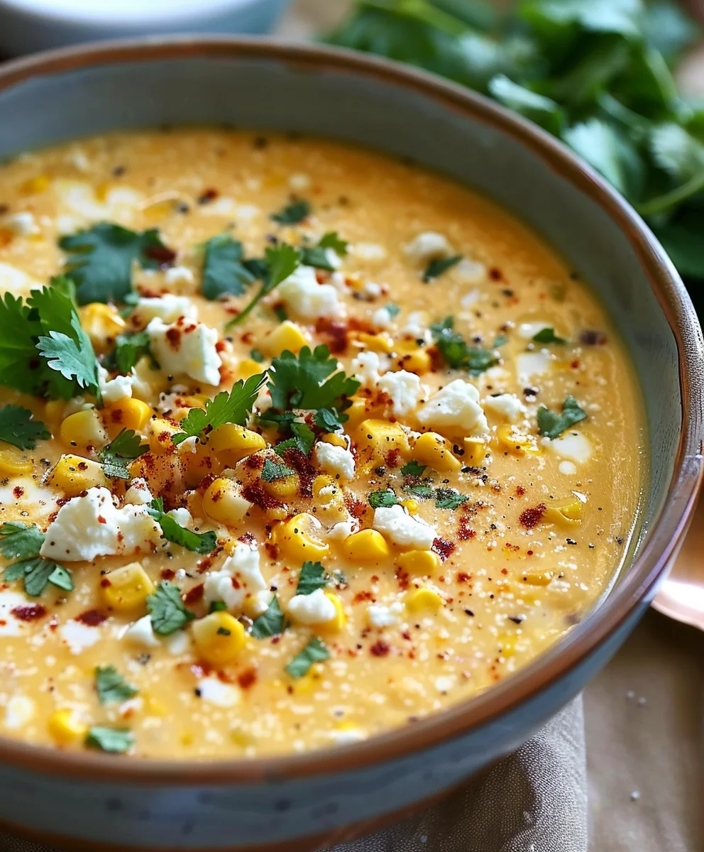Mexican Street Corn Soup: Easy & Flavorful Recipe!