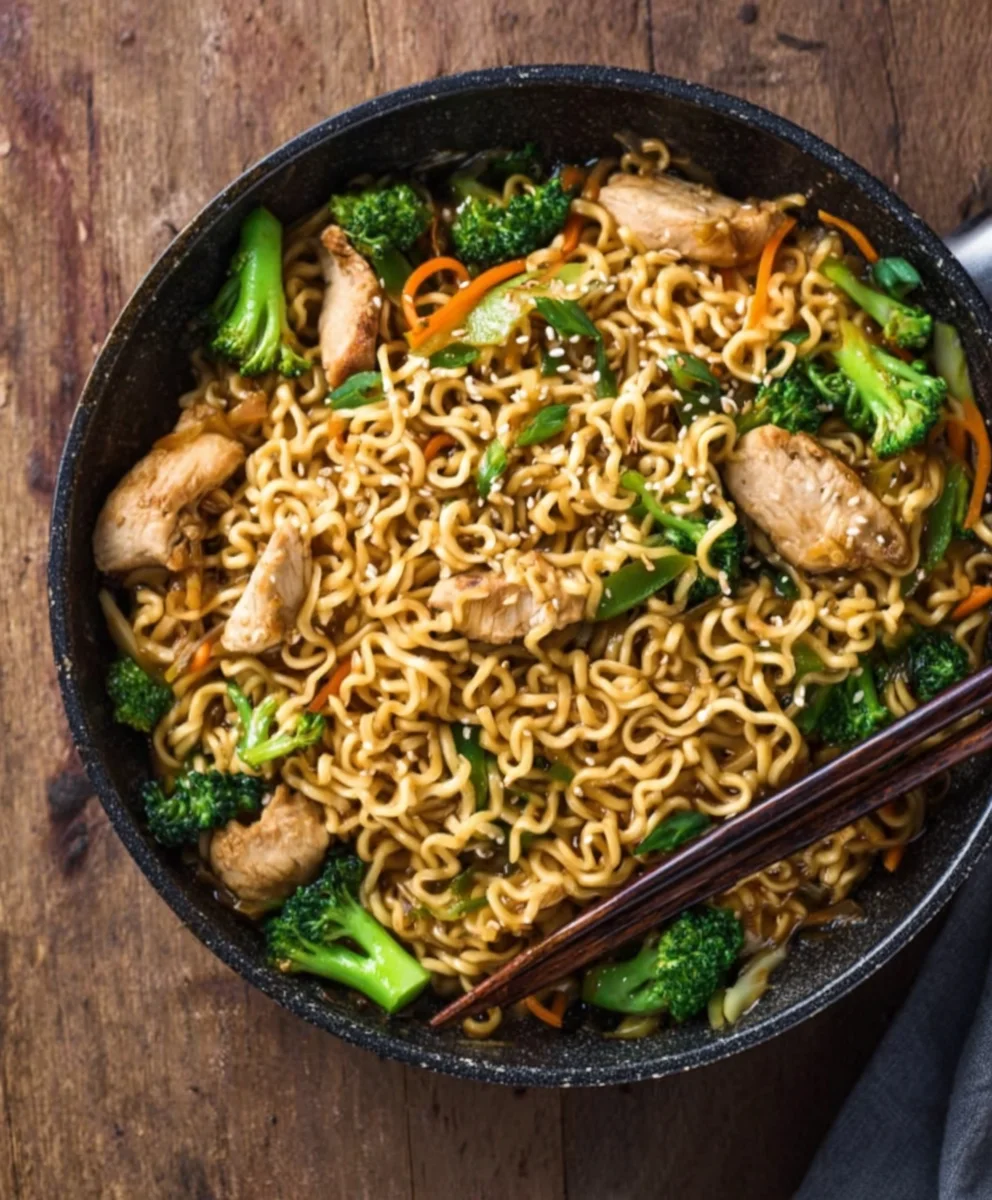 Quick Chicken Ramen Stir Fry: Flavorful Weeknight Meal