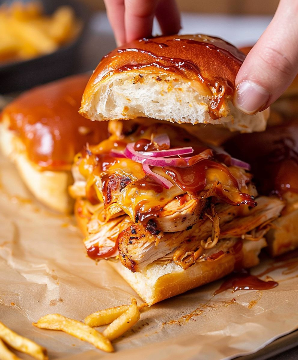 BBQ Chicken Sliders