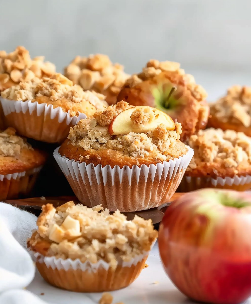 Apple Crumb Muffins