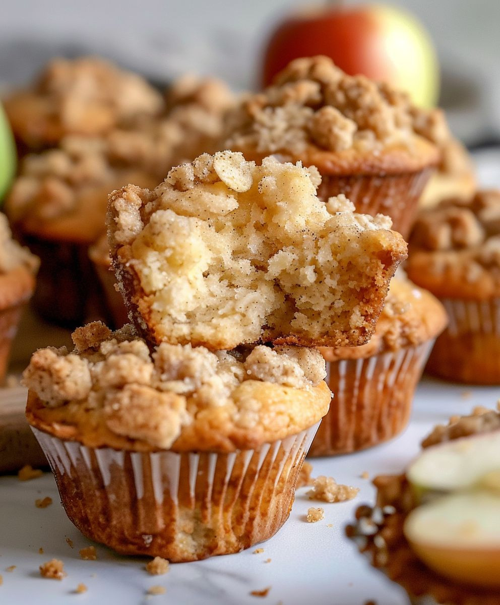 Apple Crumb Muffins
