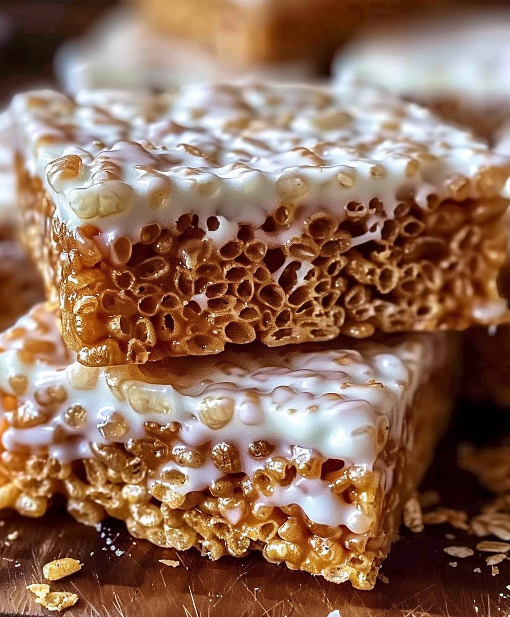 Gingerbread Krispie Treats