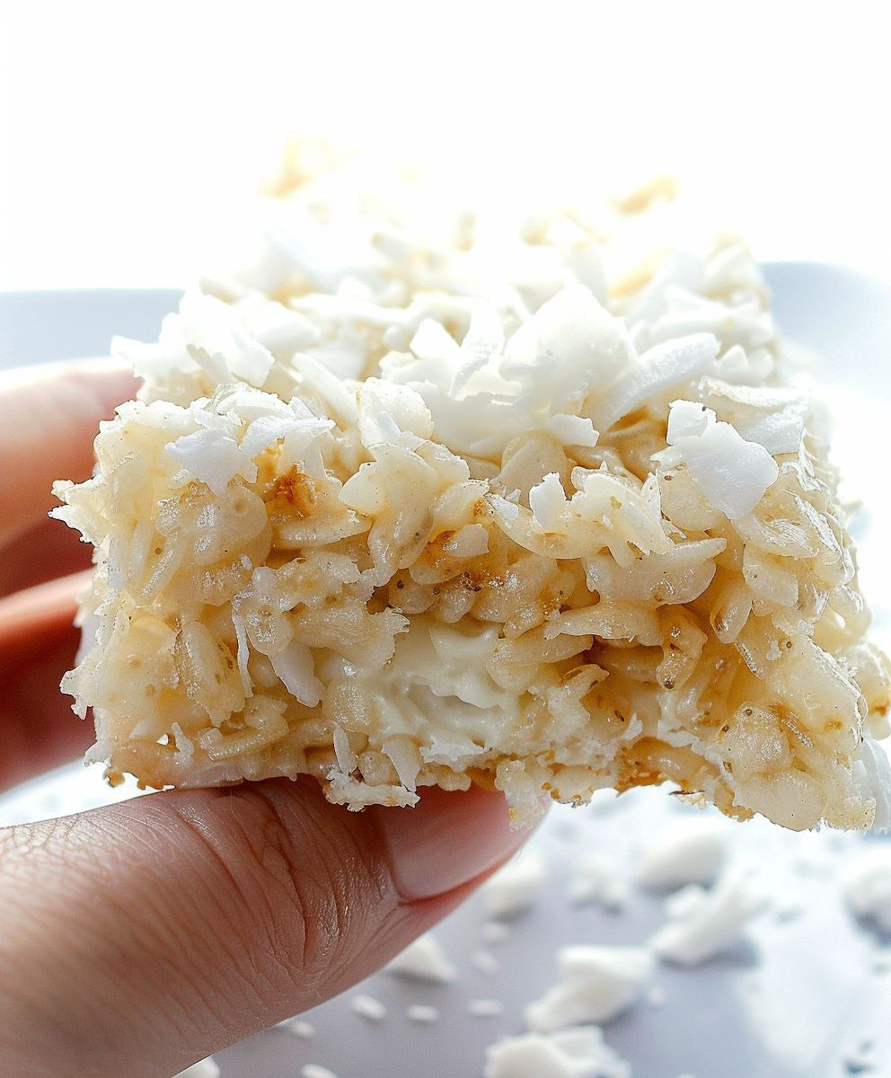 Coconut Rice Krispies Treats