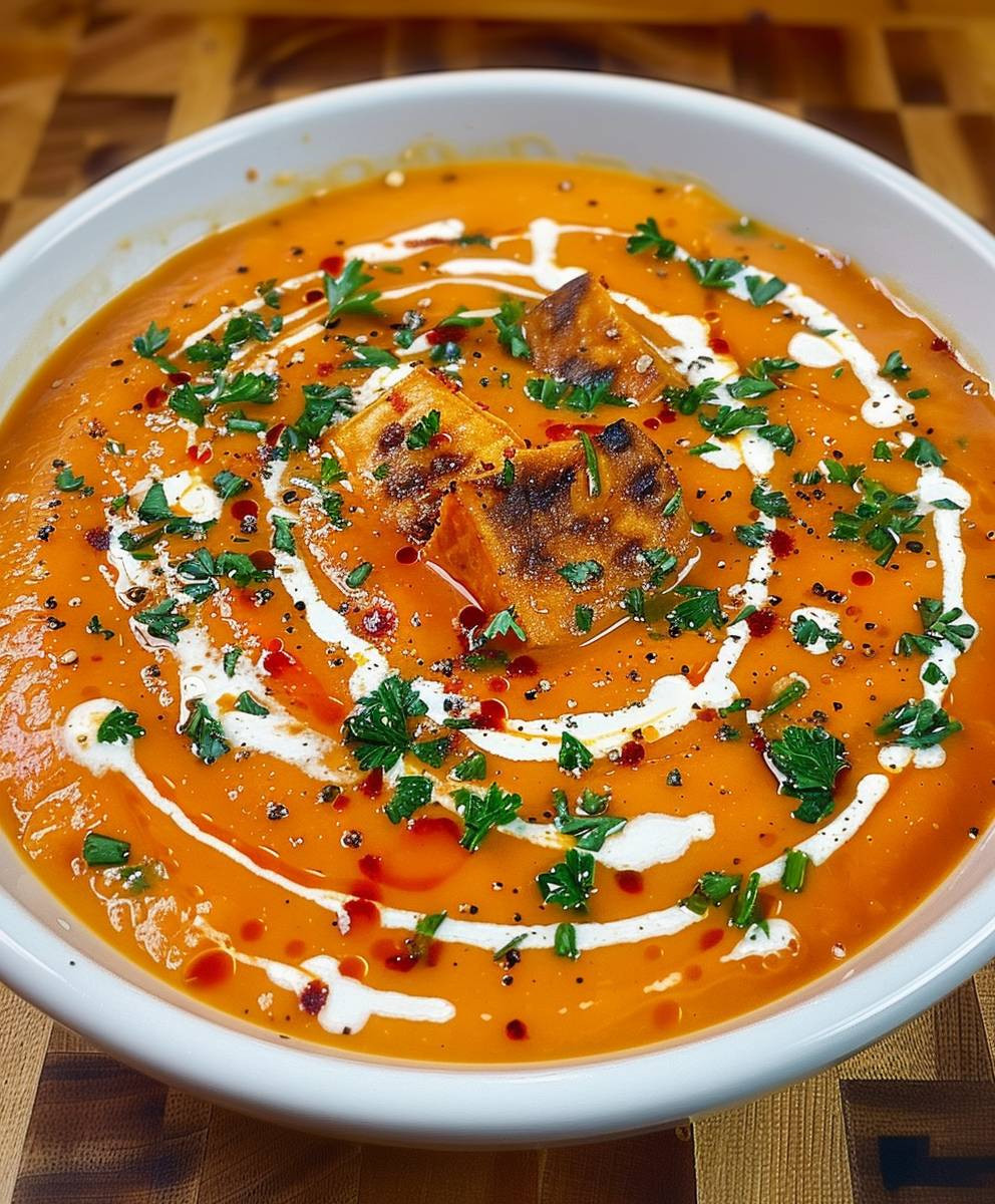 Roasted Sweet Potato Soup