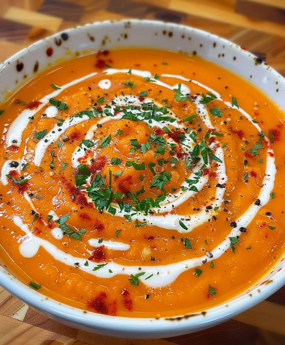 Roasted Sweet Potato Soup