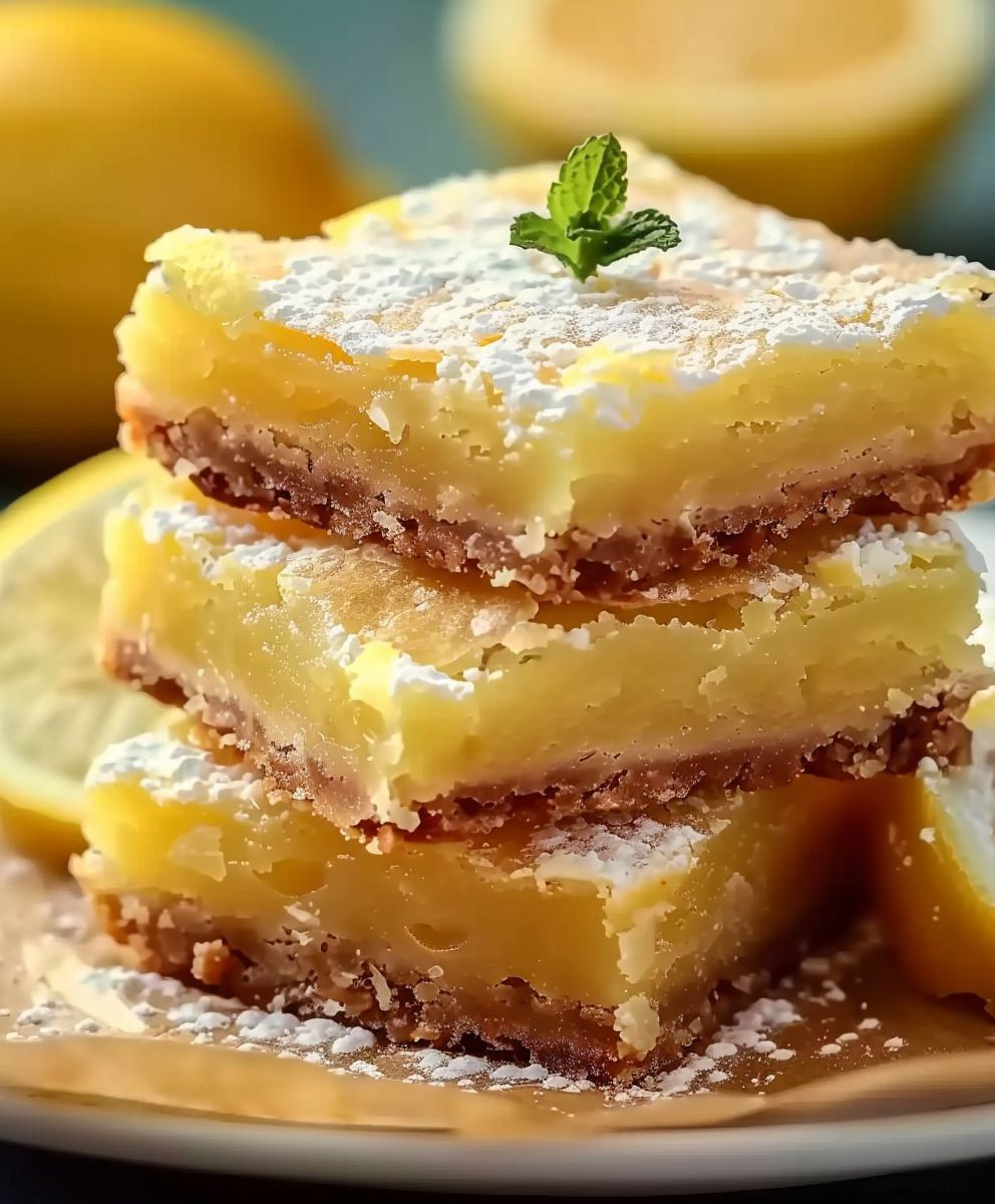 Lemon Brownie Bars