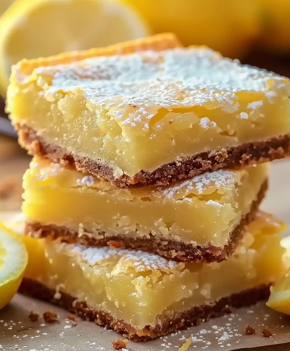 Lemon Brownie Bars
