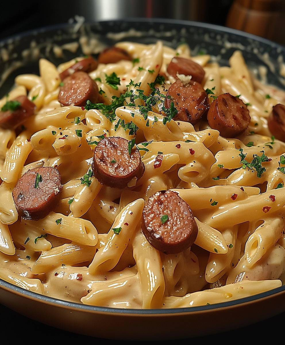 Smoked Sausage Pasta