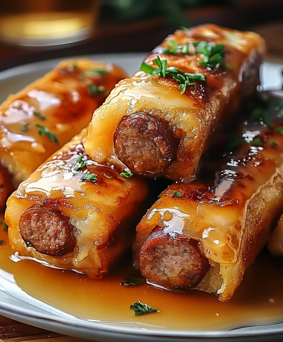 Sausage French Toast Roll Ups
