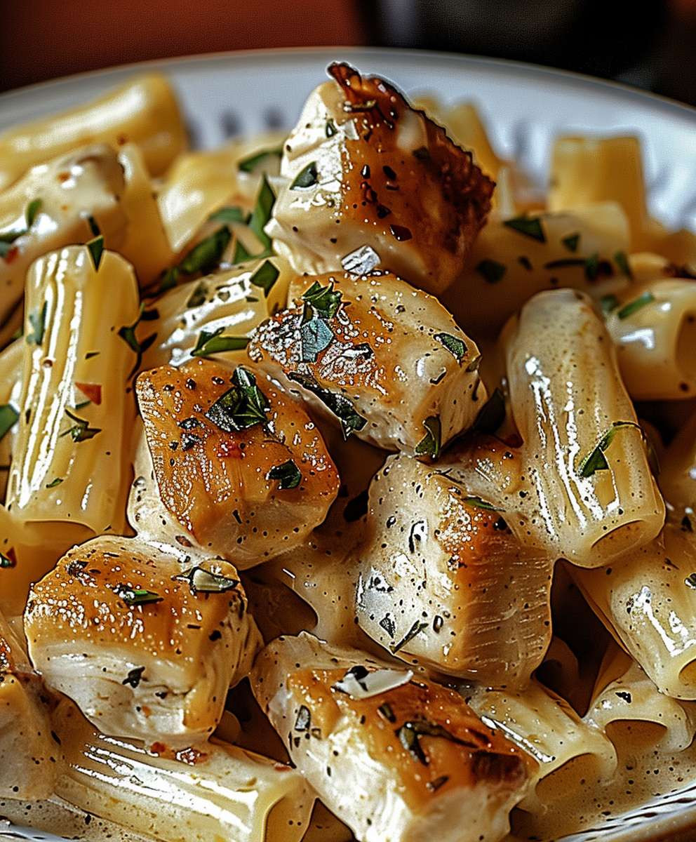 Garlic Butter Chicken Rigatoni