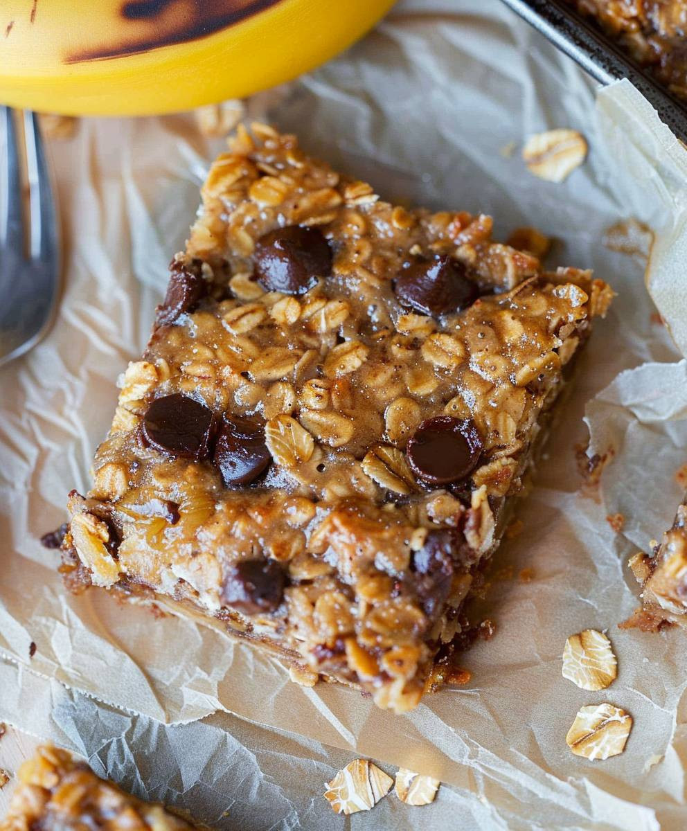 Banana Oatmeal Bars