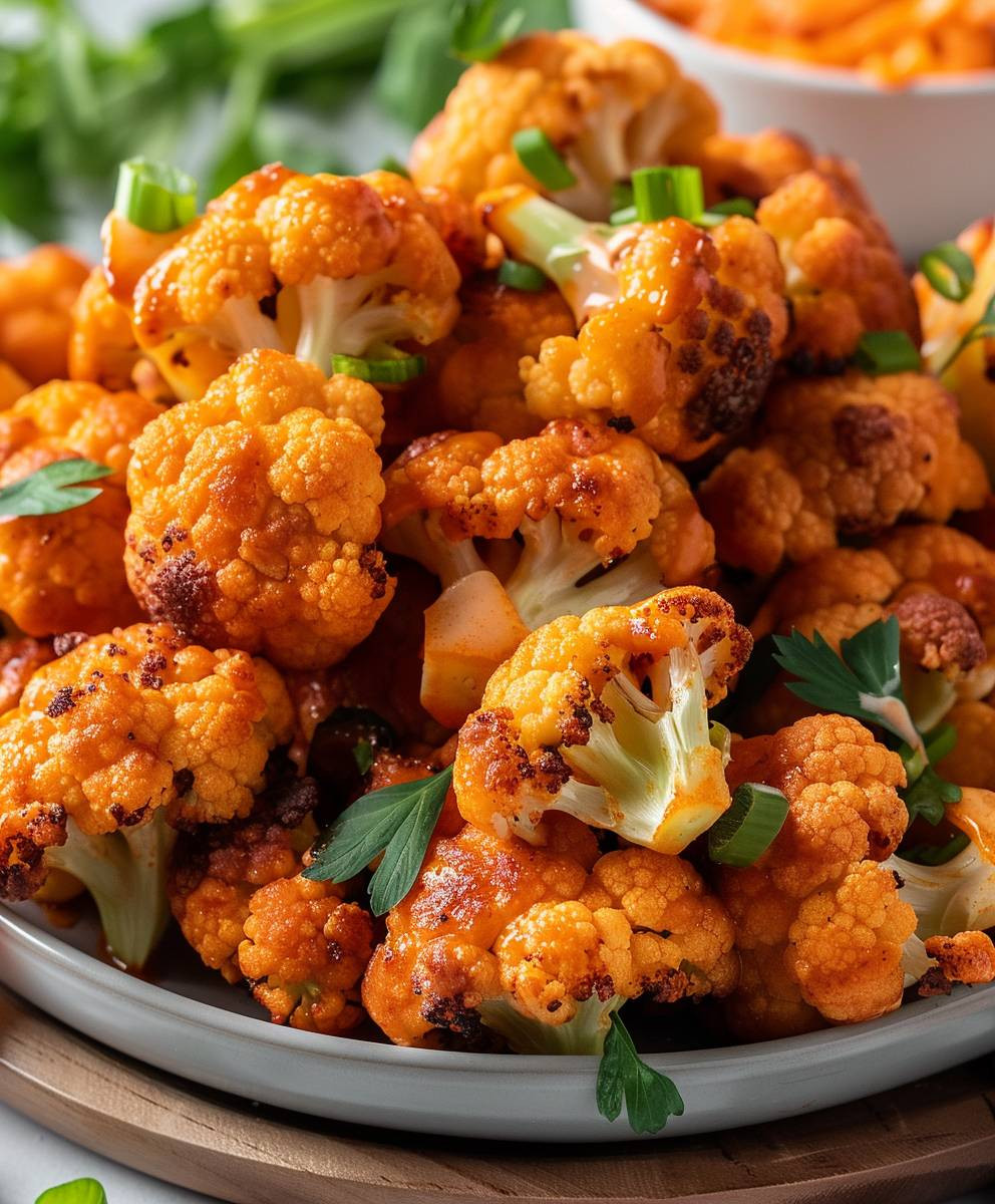 Air Fryer Buffalo Cauliflower