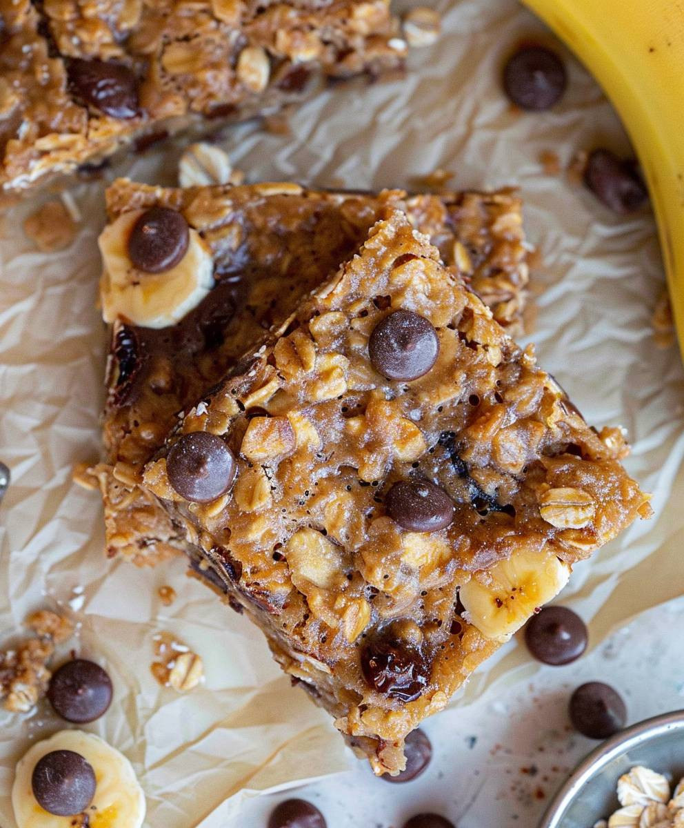 Banana Oatmeal Bars