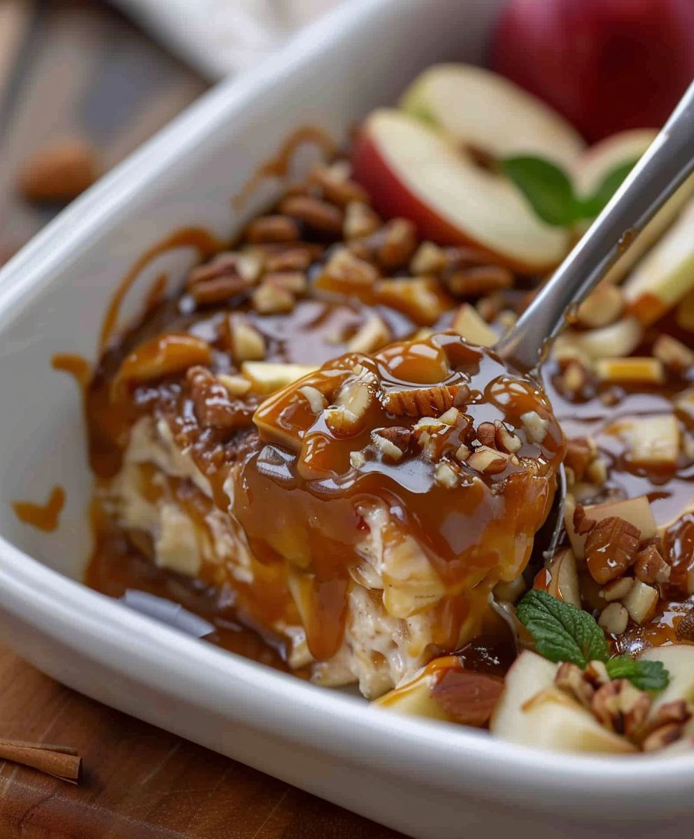 Caramel Apple Cheesecake Dip