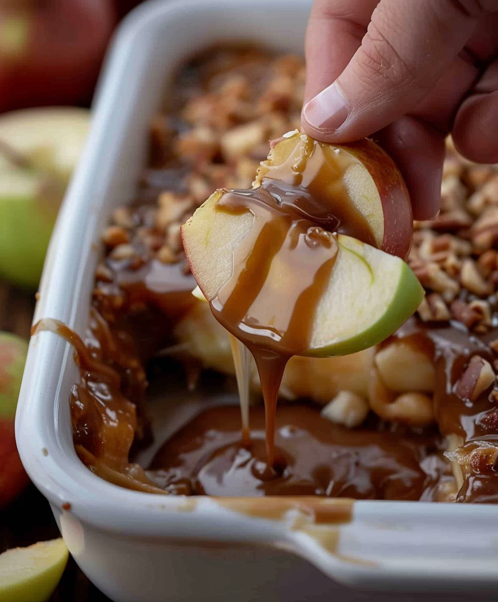 Caramel Apple Cheesecake Dip