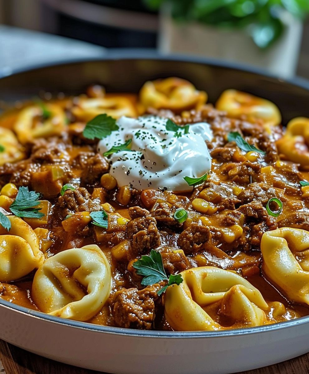 Beef Enchilada Tortellini