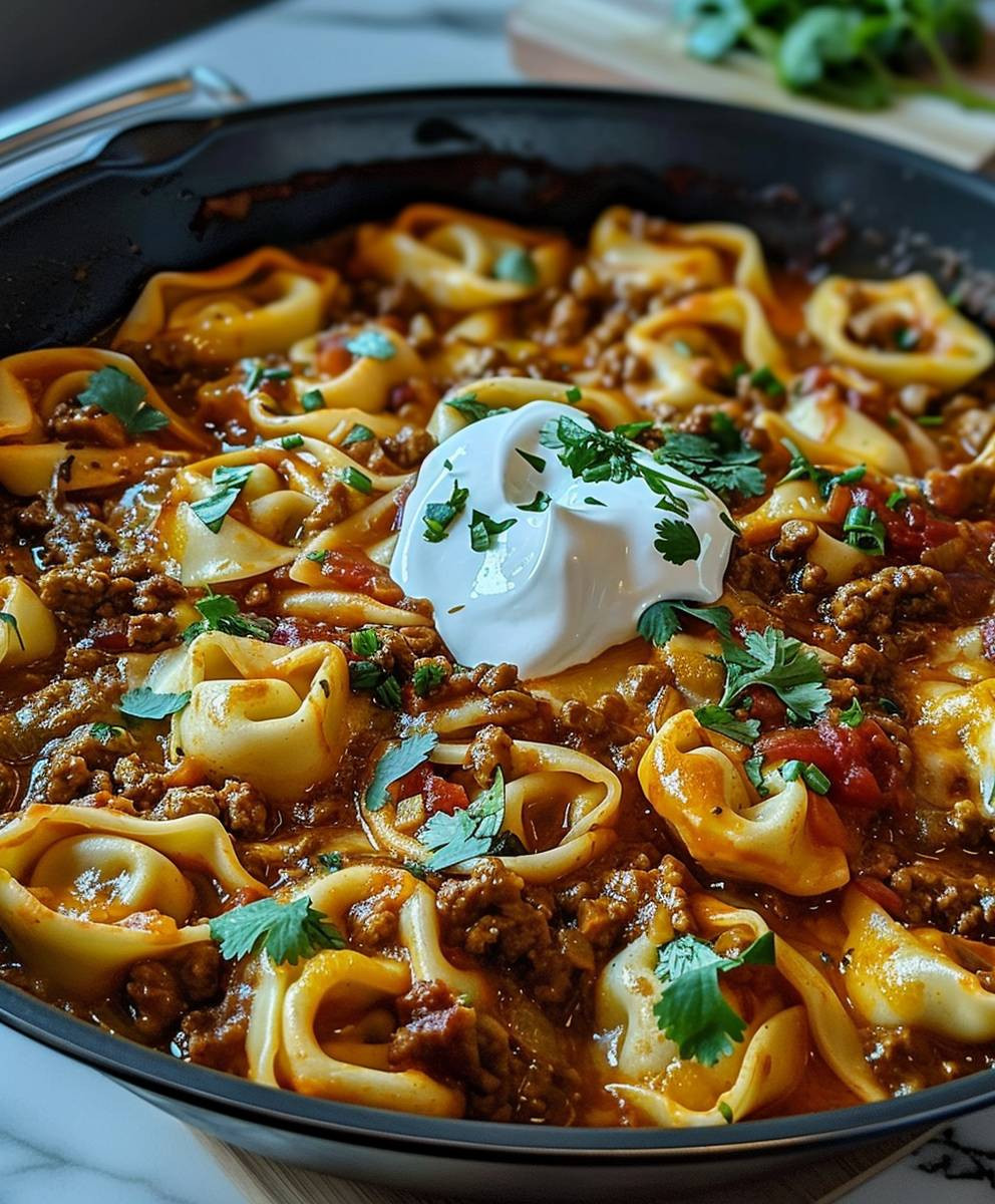 Beef Enchilada Tortellini