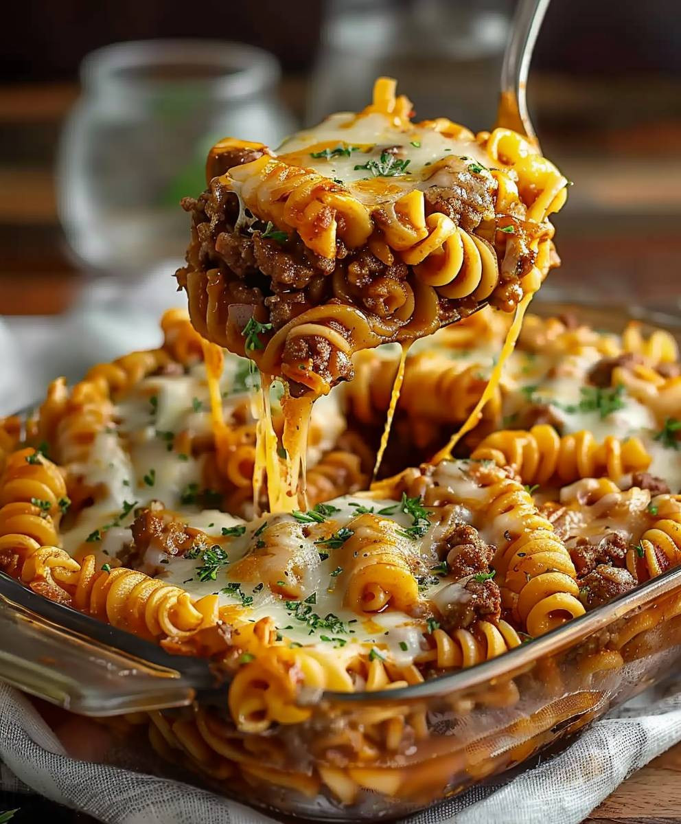 Cheesy Hamburger Casserole