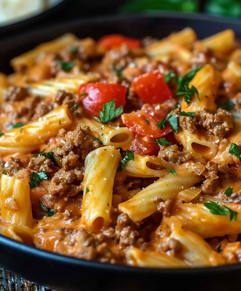 High Protein Beef Pasta