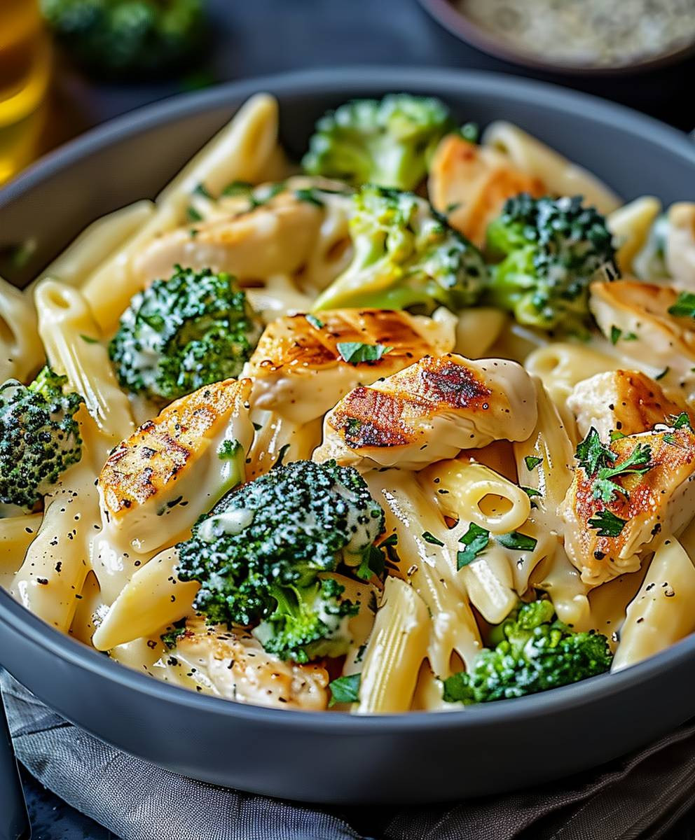 Creamy Chicken Broccoli Pasta