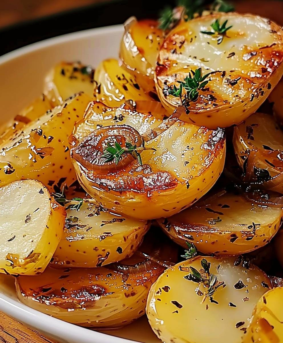 Onion Potatoes Slow Cooker