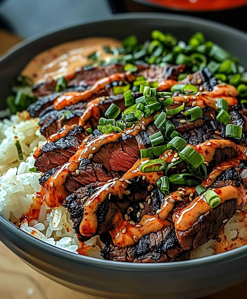 Korean BBQ Steak Bowls