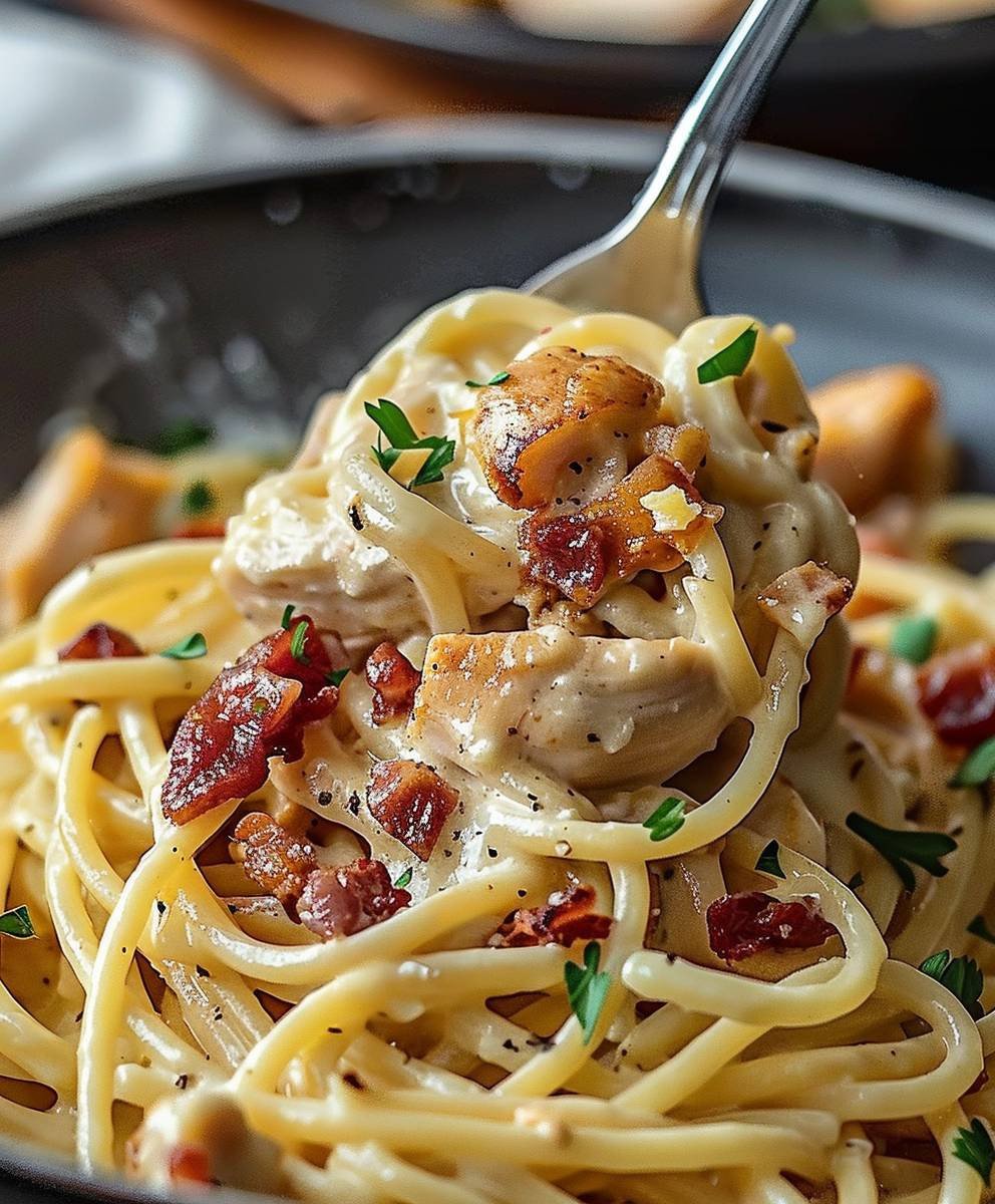 Creamy Chicken Carbonara