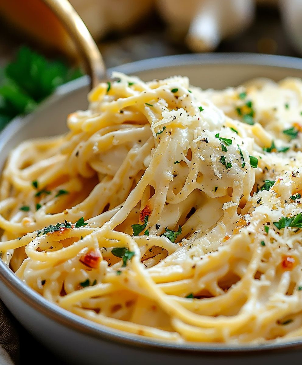 Garlic Parmesan Spaghetti