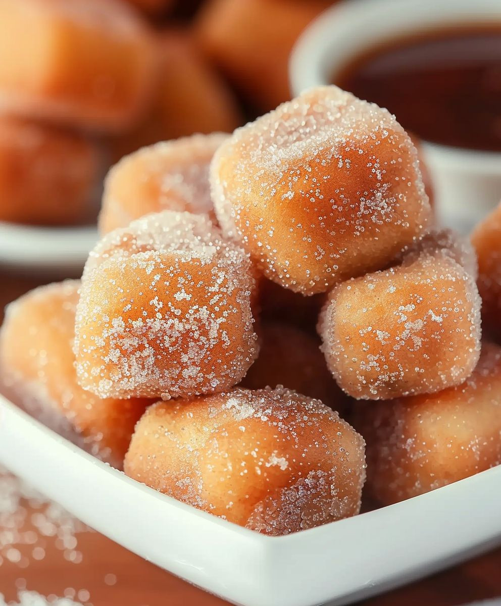Air Fryer Churro Bites