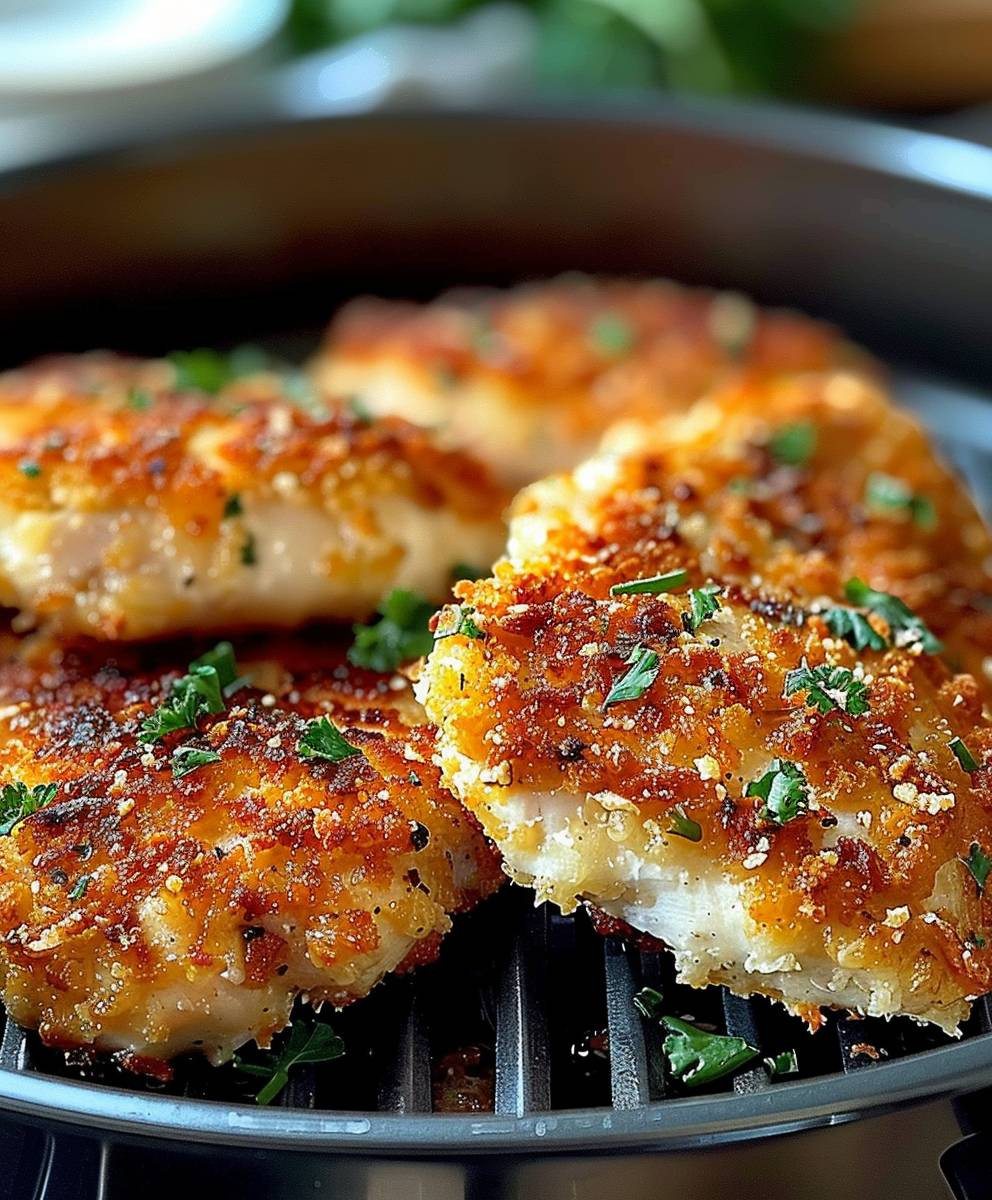 Air Fryer Parmesan Chicken