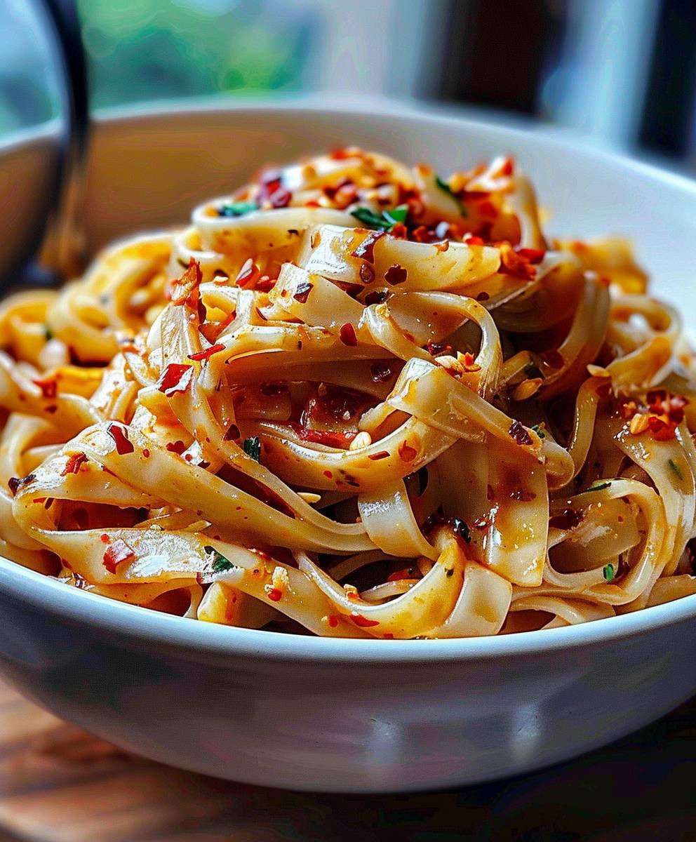 Spicy Garlic Chilli Noodles