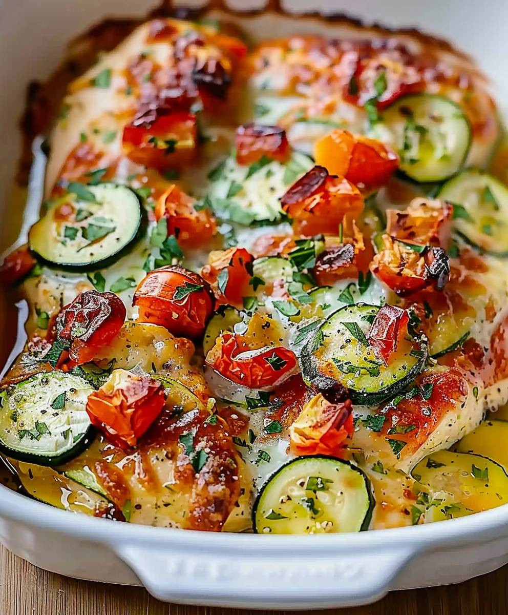 Mediterranean Chicken Zucchini
