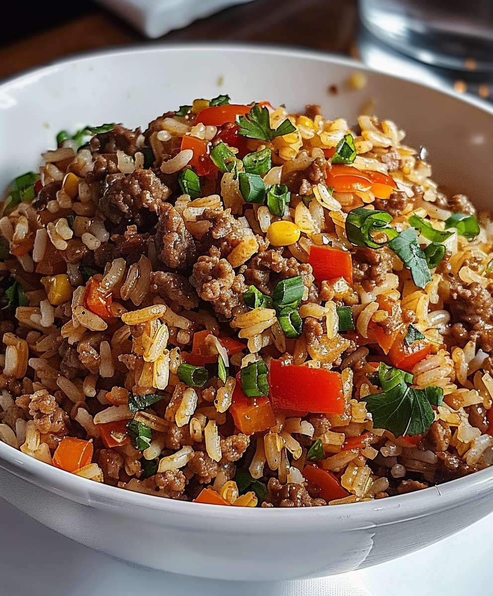 Dirty Rice Ground Beef