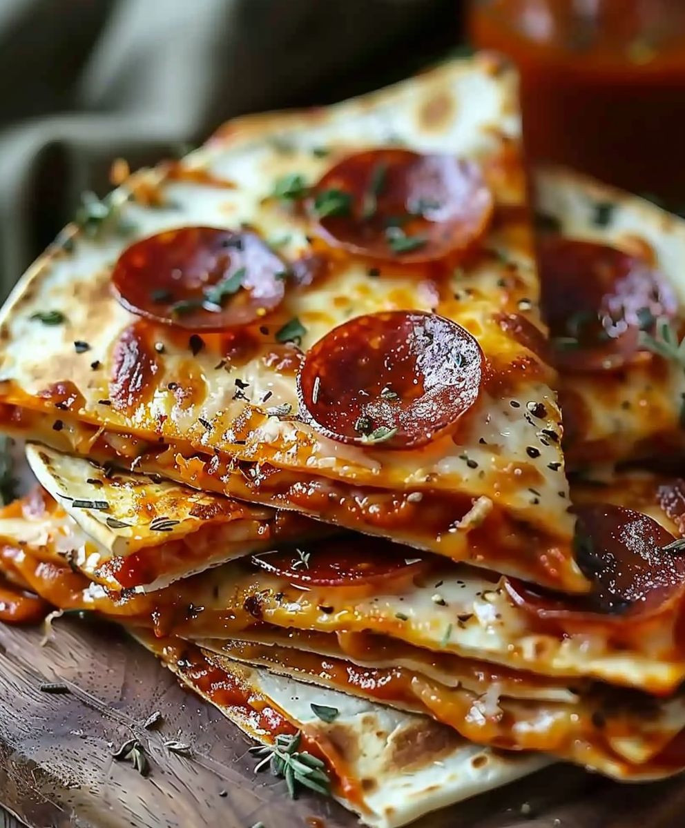 Pepperoni Pizzadillas Quick Delicious