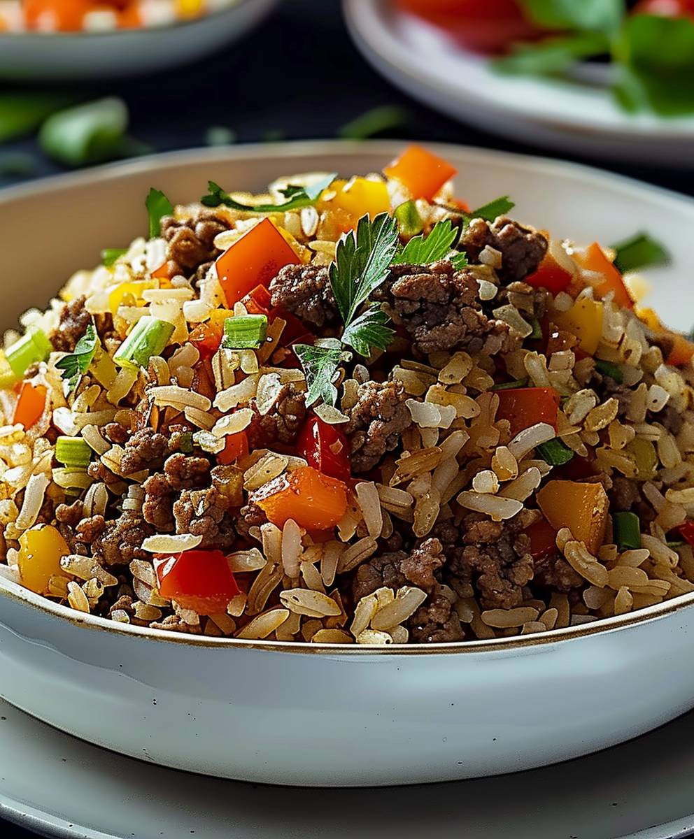 Dirty Rice Ground Beef