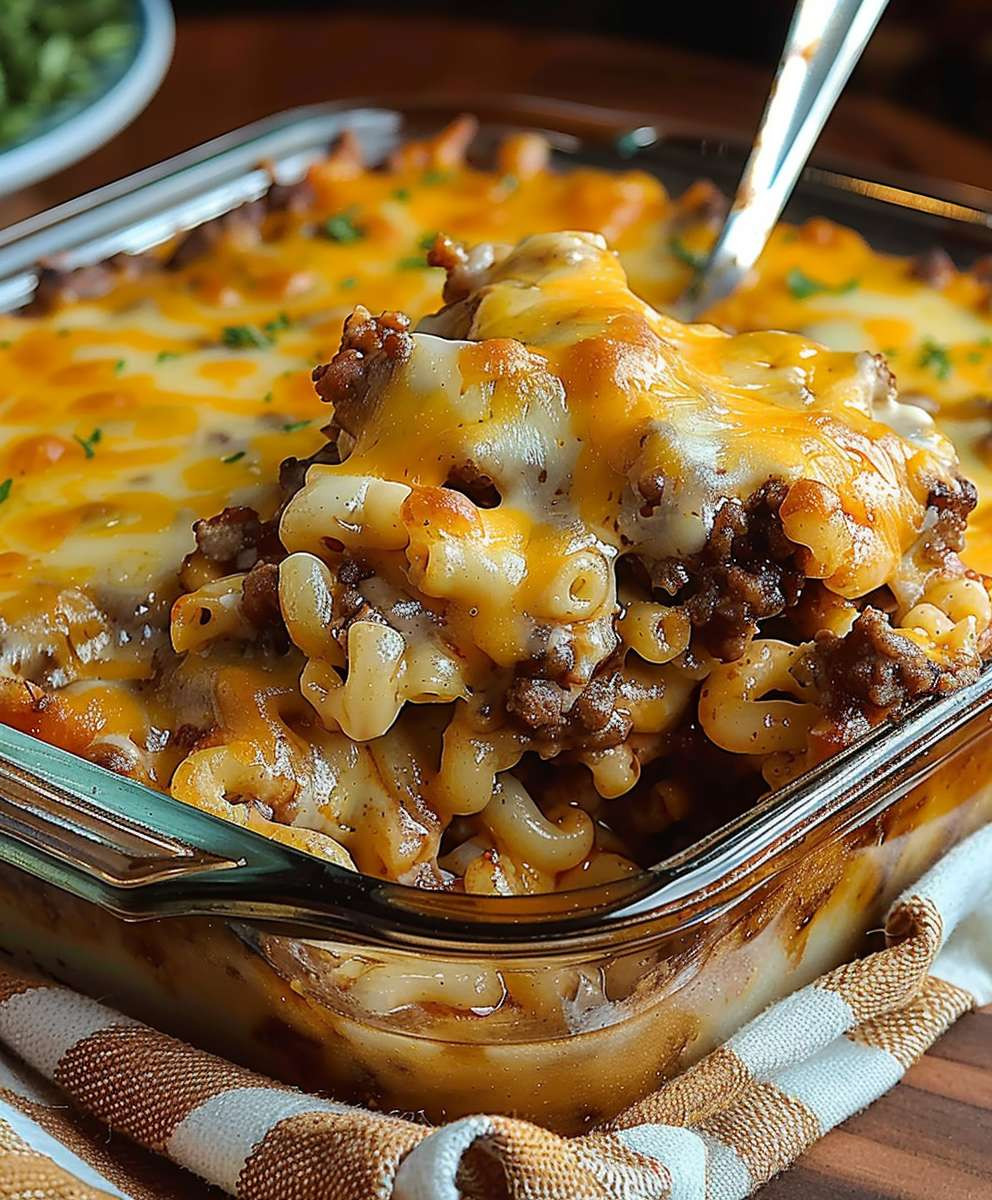 Cheesy Hamburger Casserole