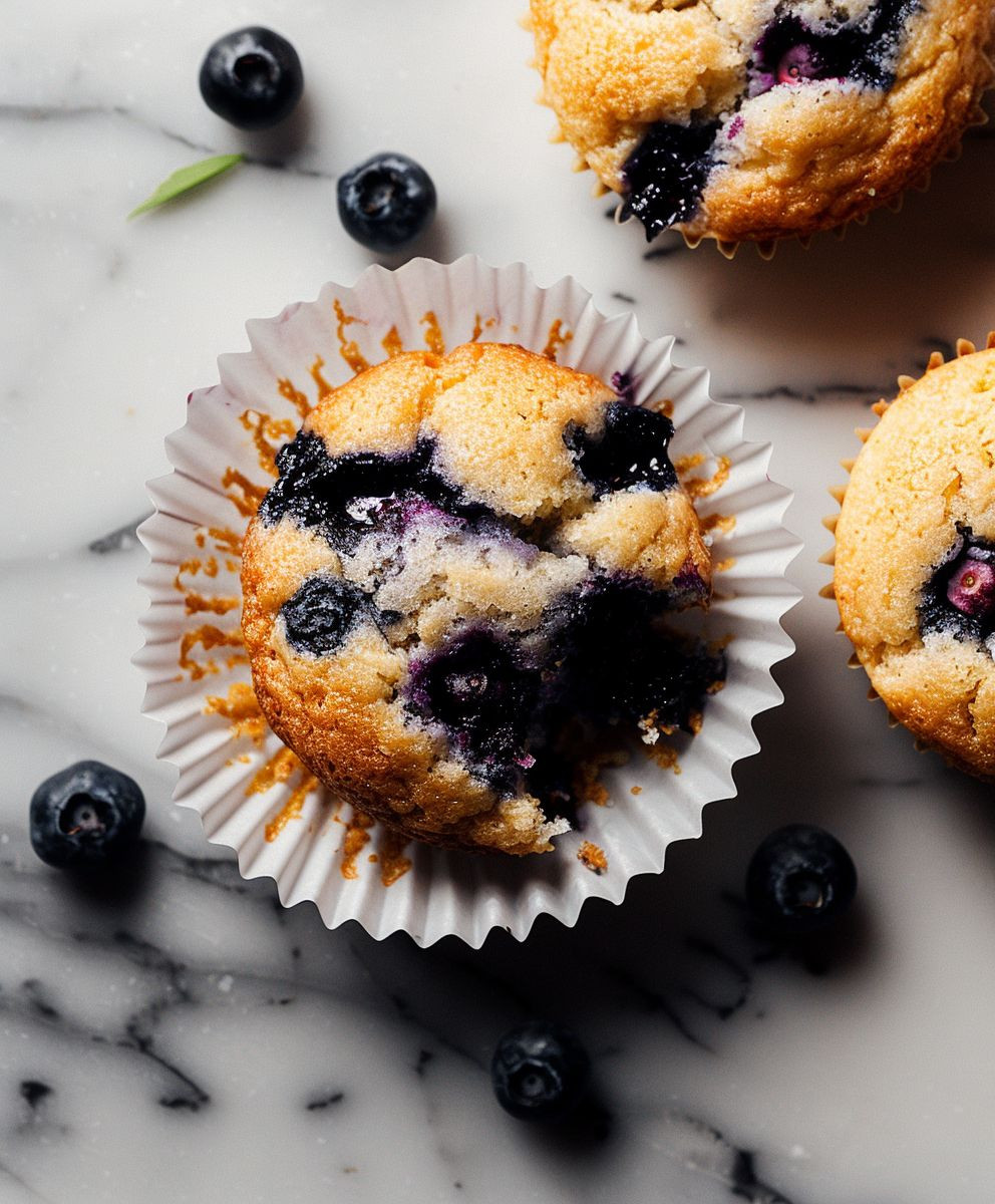 Blueberry protein muffins