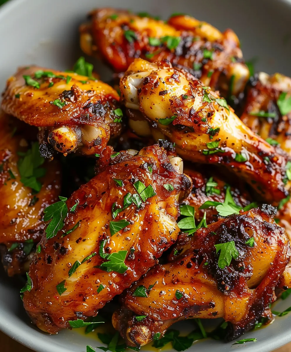 Cajun Garlic Chicken Wings