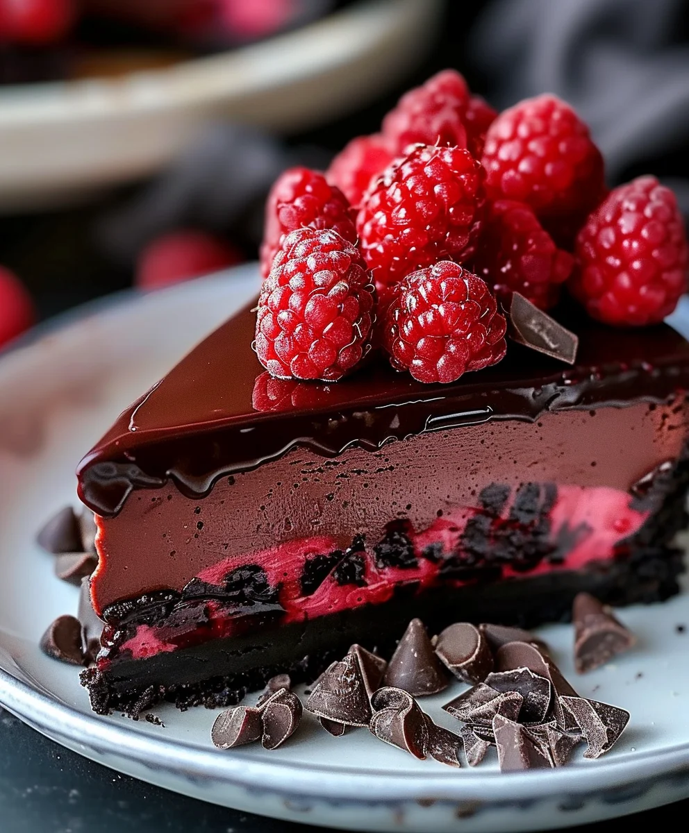 Rich Dark Chocolate Raspberry Cheesecake: A Dessert Dream